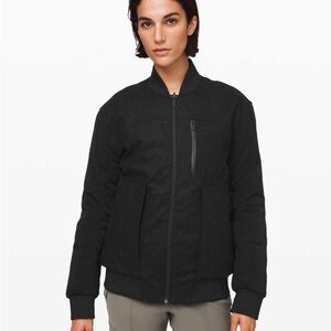 lululemon Roam Far Wool Bomber
Black / Heathered Black